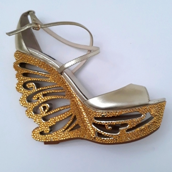 Matalic Gold wedges - Picture 9 of 16